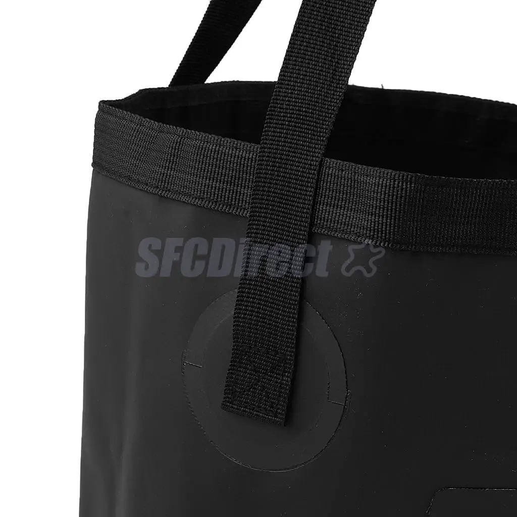 12L/20L Открытый Кемпинг Рыбалка Путешествия складной портативный ведро воды контейнер для хранения и переноски сумка умывальник для ног ванна горшок чаша