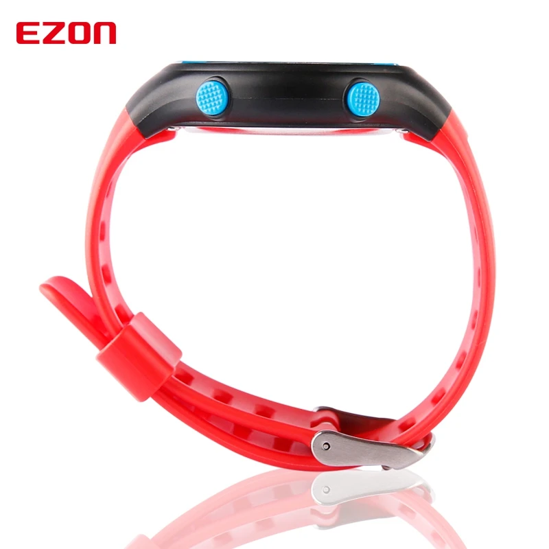 Цифровые мужские спортивные часы EZON с двойным секундомером уличные повседневные
