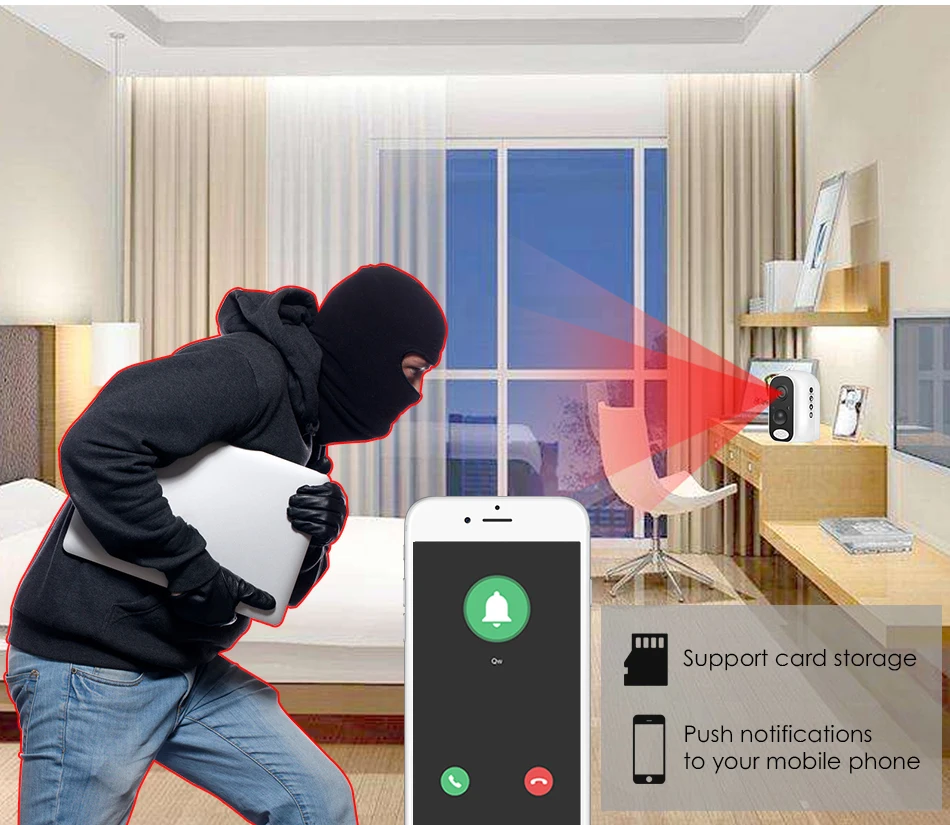 Hiseeu PIR 10400mA перезаряжаемая wifi батарея, уличная ip-камера, водонепроницаемая, CCTV, полный 1080 P, обнаружение движения, микрокамера