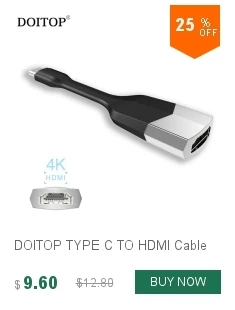 DOITOP Mini HDMI Мужской к HDMI Мужской Кабель-адаптер для Canon 550D 500D 60D для sony A55 A33 A550 для Nikon D7000 D5000 для IXUS A3