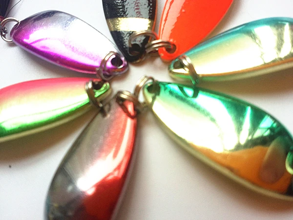 Бесплатная доставка 100 шт. приманка блесна для окуня щуки металлическая ложка