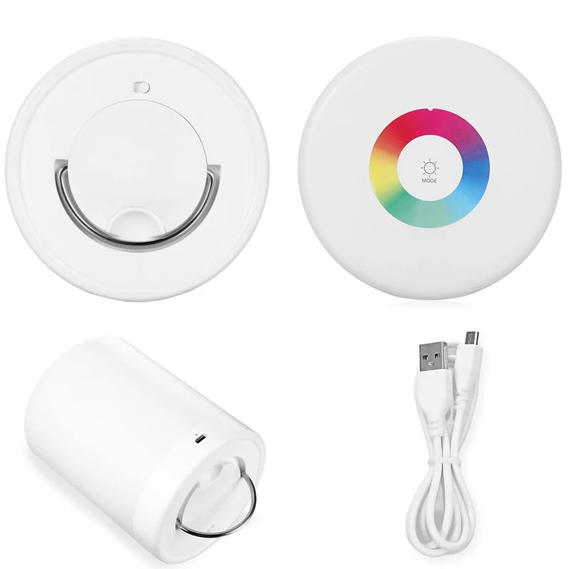 Binval RGB светодиодный ночник с сенсорным управлением, перезаряжаемая Индукционная лампа с диммером, умная прикроватная лампа с зарядкой через usb