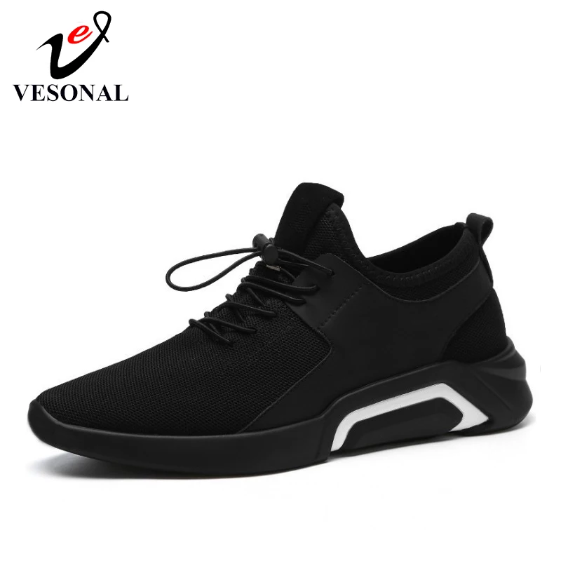 VESONAL Brand 2019 New Breathable Comfortable Mesh Men Shoes Casual Lightweight Walking Male Sneakers Tenis Feminino Footwear | Обувь