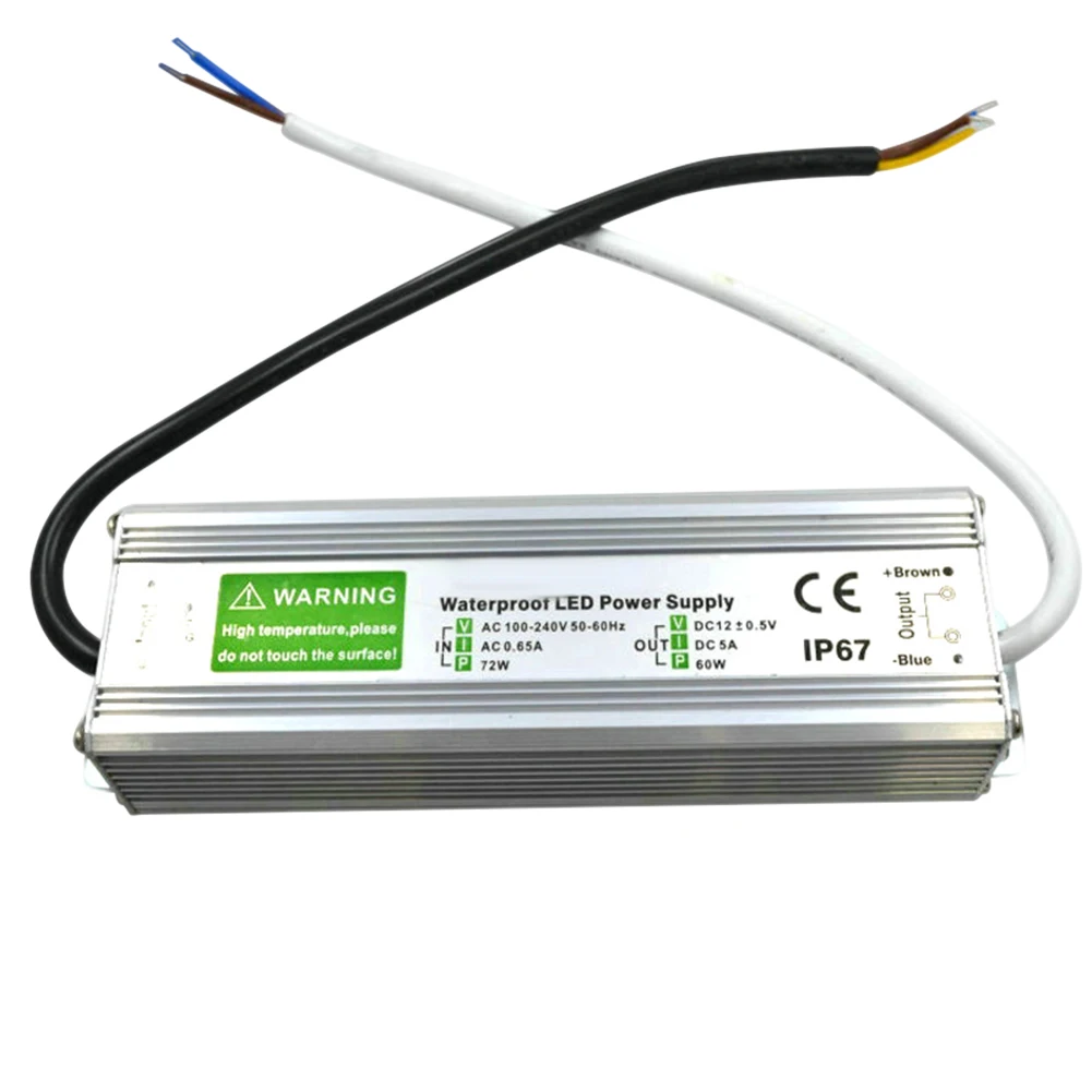 

12V Outdoor Waterproof Transformer Power Supply Adapter LED Light Driver SDF-SHIP