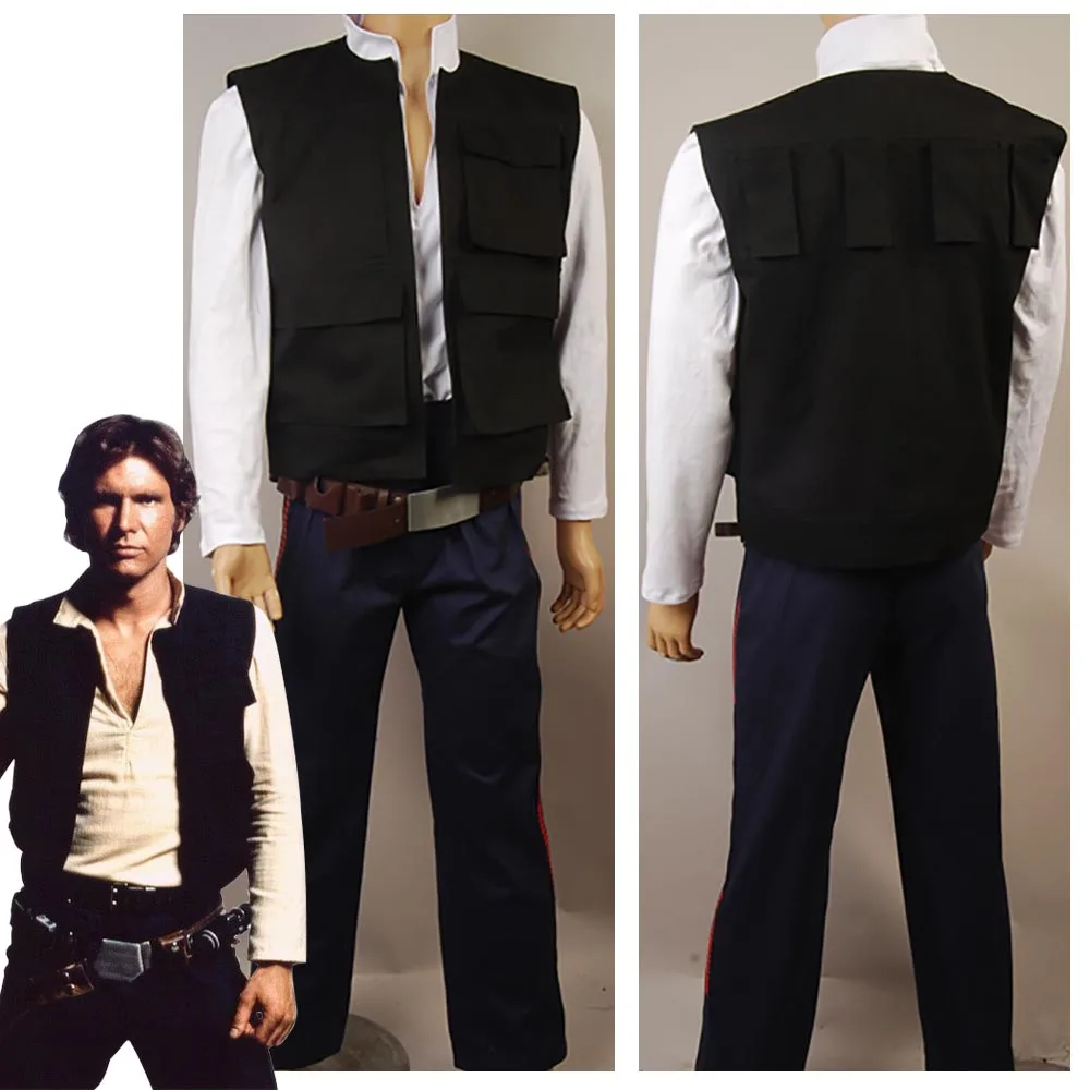 Очаровательный костюм для косплея жилет рубашка штаны|cosplay costume|han solohan solo costume |