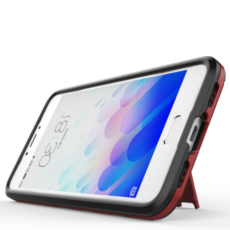 For Meizu m3 m3s mini meilan Case Heavy Duty Armor mobile Protective Back Cover stand 2 in 1 TPU+PC Shell Phone Accessories |