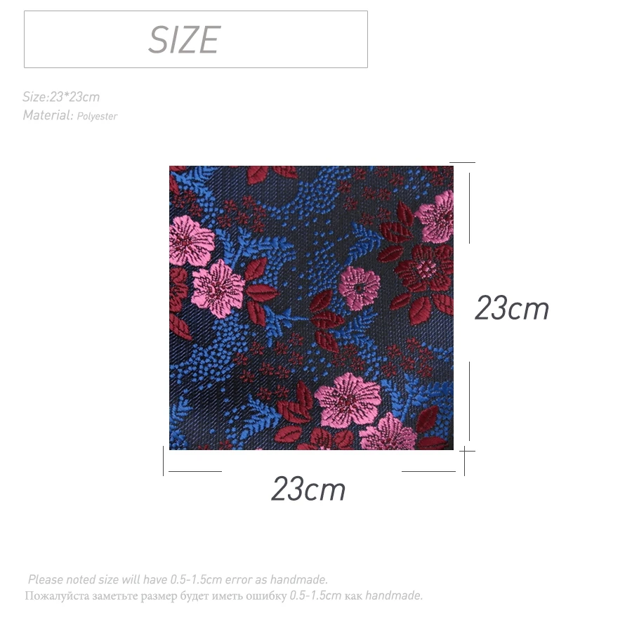 

Mens Cravat Luxury Jacquard Floral Tie for Men Gifts Paisley Pocket Square Towel Hankies Fashion Dress Handkerchief Accessories