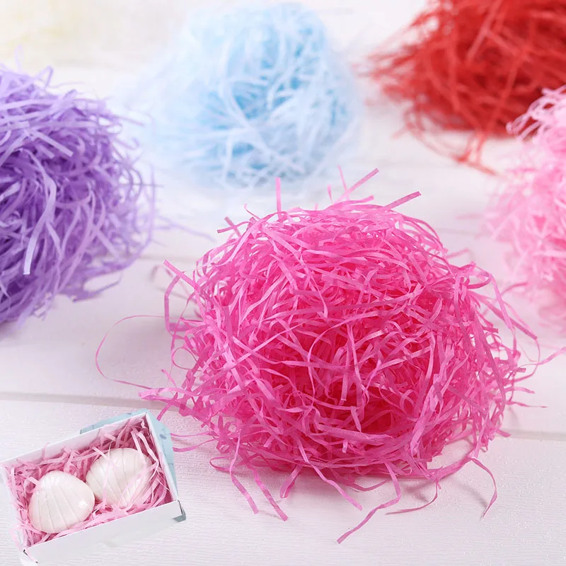 100 г DIY бумажная рафия измельченная бумага конфетти Подарочная коробка