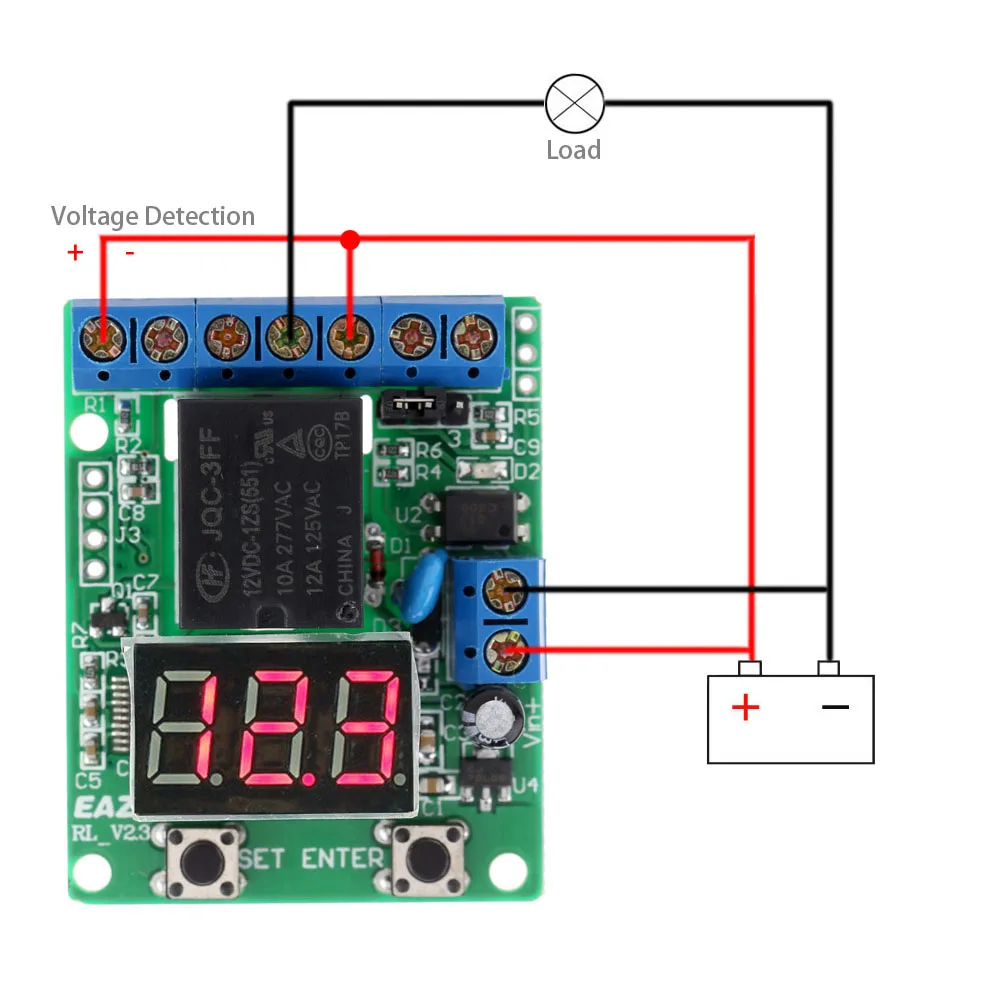 

Отличный триггерный релейный модуль постоянного тока 12V контроль релейного переключателя доска релейный модуль Напряжение при обнаружени...
