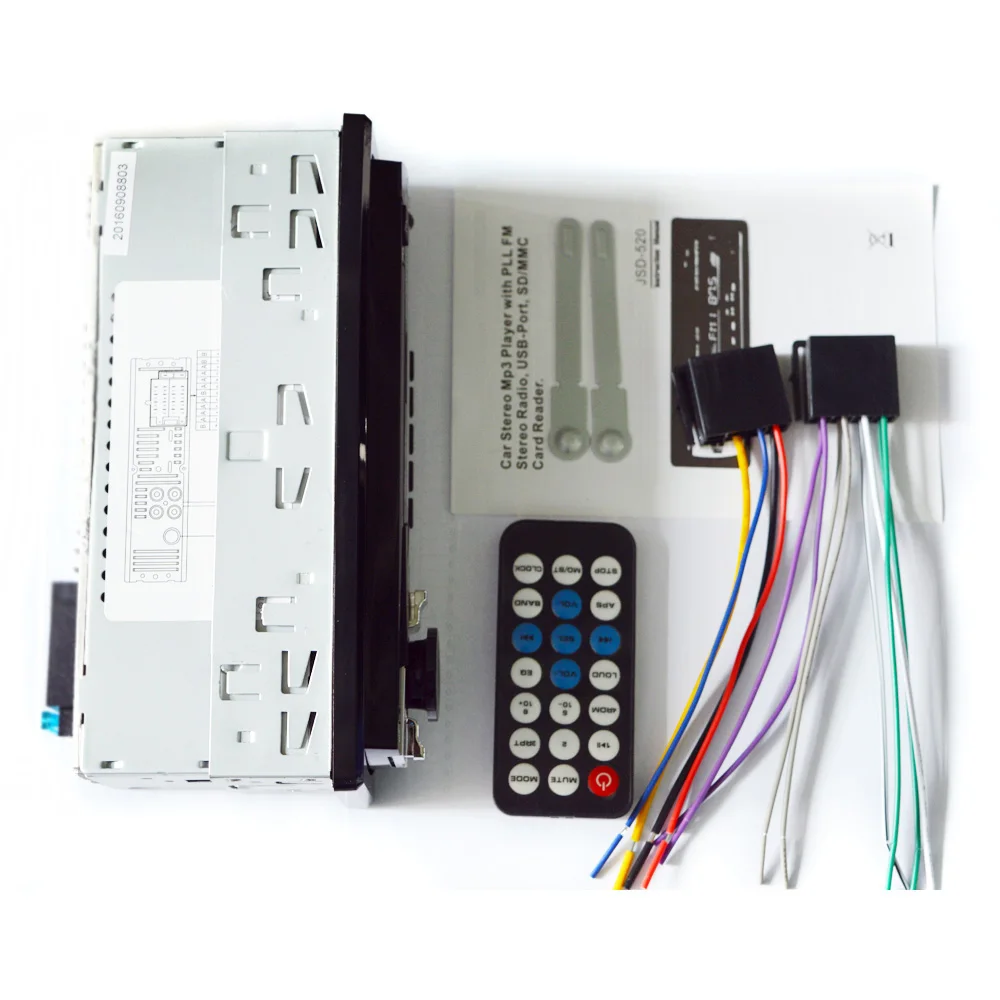 1 Din 12V Bluetooth автомобильный Радио MP3 плеер стерео FM USB SD AUX аудио Авто Электроника