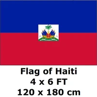 haiti flag 120 x 180 cm 100d polyester large big haytian flags and banners national flag country banner