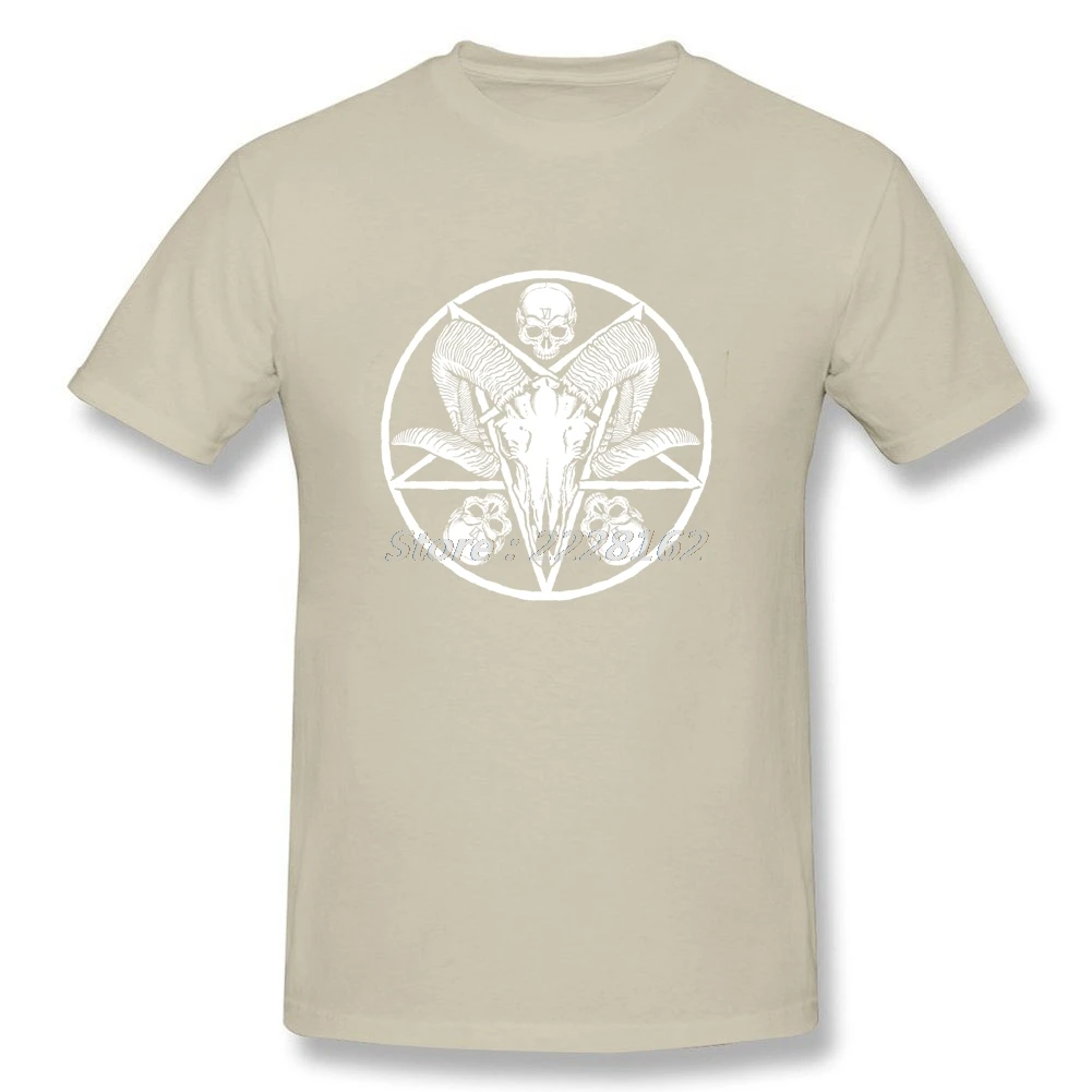 Мужская футболка для фитнеса с 3D принтом Baphomet пентаграммой футболки DIY Camisetas