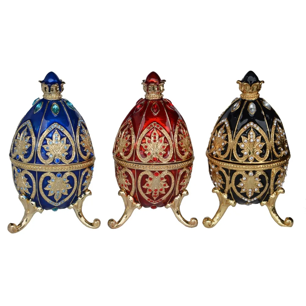 Винтажное украшение украшенное яйцом драгоценными камнями подставка для