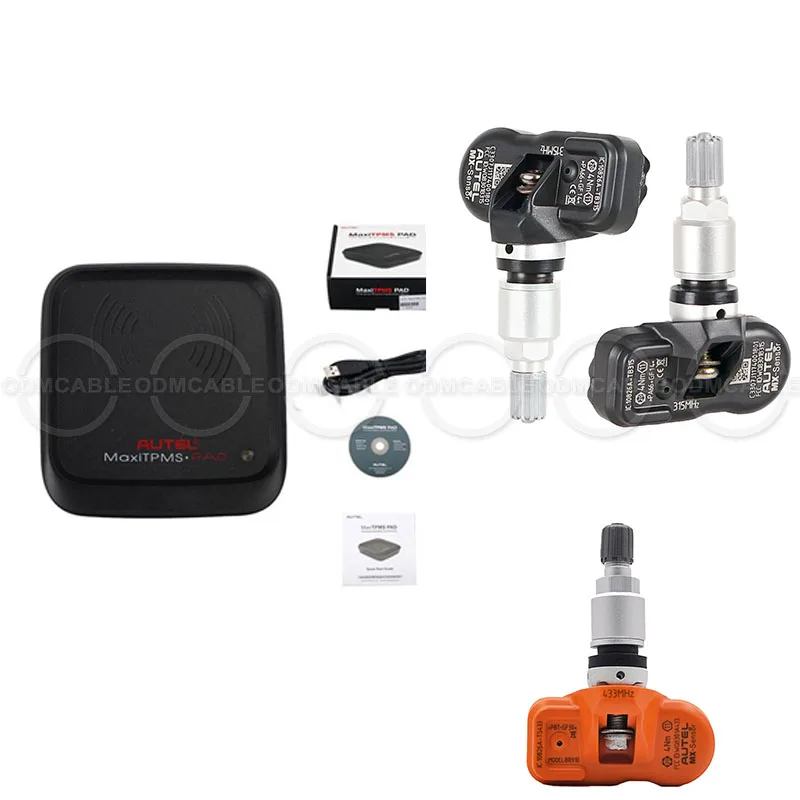 433 и 315 МГц MX Sensor TPMS PRO Autel MaxiTPMS PAD аксессуар для программирования датчиков