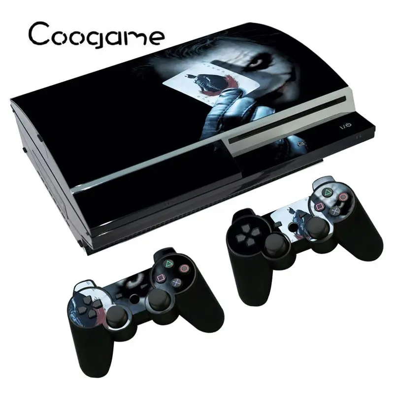 ПВХ пользовательские Чехол для PS3 Fat консоли Джокер кожи Sony Playstation3 | Электроника