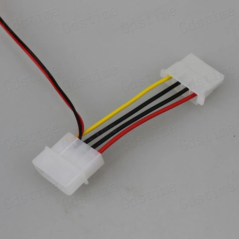 10Pcs/lot Gdstime Quiet 4Pin 120mm 12CM 5 inches Blue LED Light Computer Case Cooling Cooler Fan | Компьютеры и офис