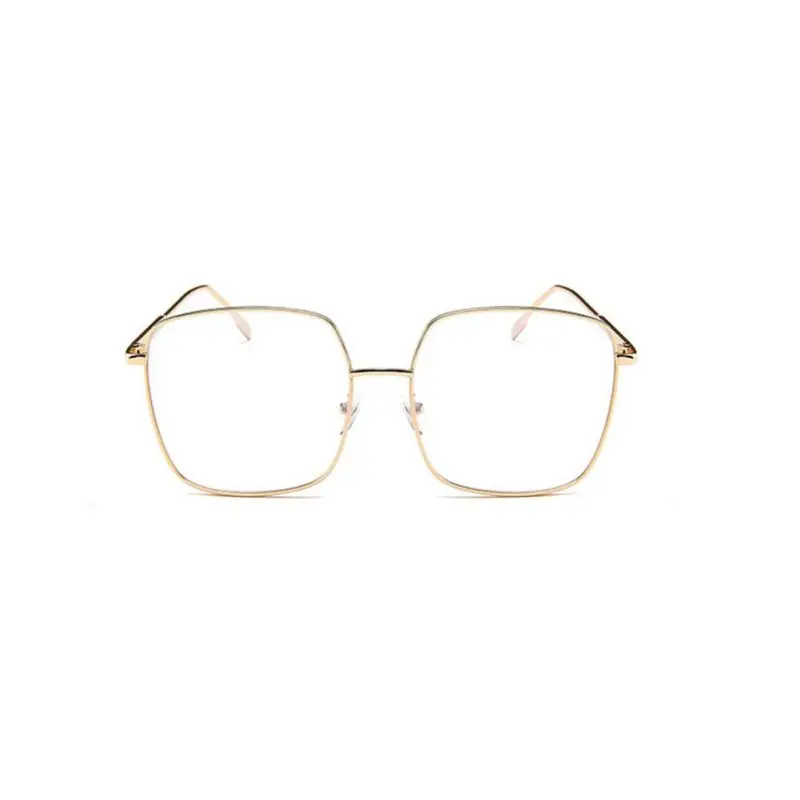 Новые женские и мужские очки в стиле ретро металлические Золотые оправа для