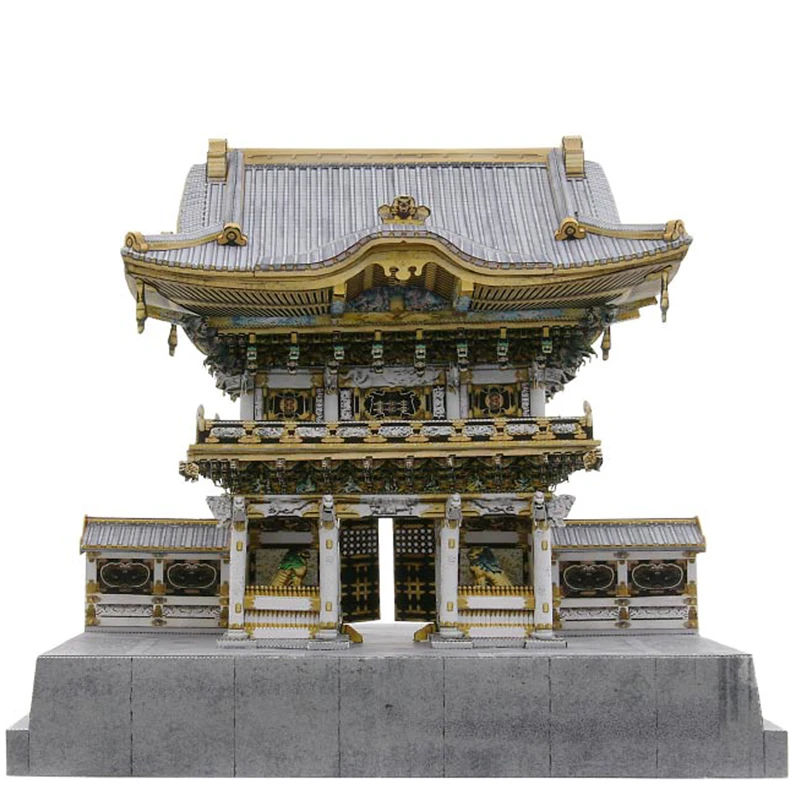 Nikko Toshogu Shrine(Yomeimon), японская Бумажная модель, 3D архитектурное здание, сделай сам, Обучающие игрушки ручной работы, игра-головоломка для взрослых