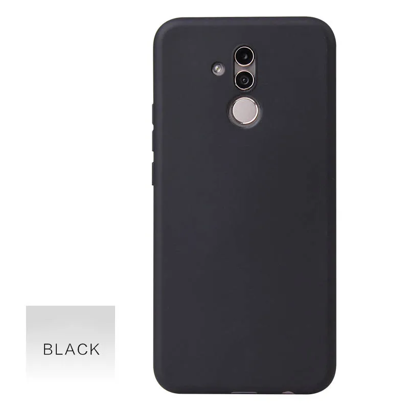 Black Для huawei mate 20 чехол huawei mate 20 Lite чехол Мягкая силиконовая задняя крышка чехол для телефона для huawei mate 20 Lite mate 20 Pro - Цвет: Black