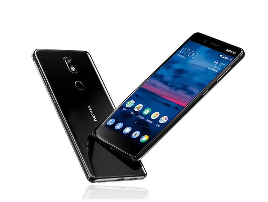 Nokia 7 разблокированный Android Dual Sim мобильный телефон 4G LTE gsm 5,2 ''16MP Восьмиядерный 6 ГБ ОЗУ 64 Гб ПЗУ 3000 мАч отпечаток пальца