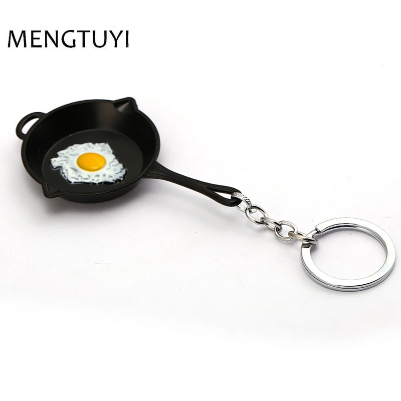 

J Store Game Jewelry Playerunknown's Battlegrounds PUBG Pans Fried Egg Keychain Figure Car Bag Men Chaveiro Wholesale JJ12887