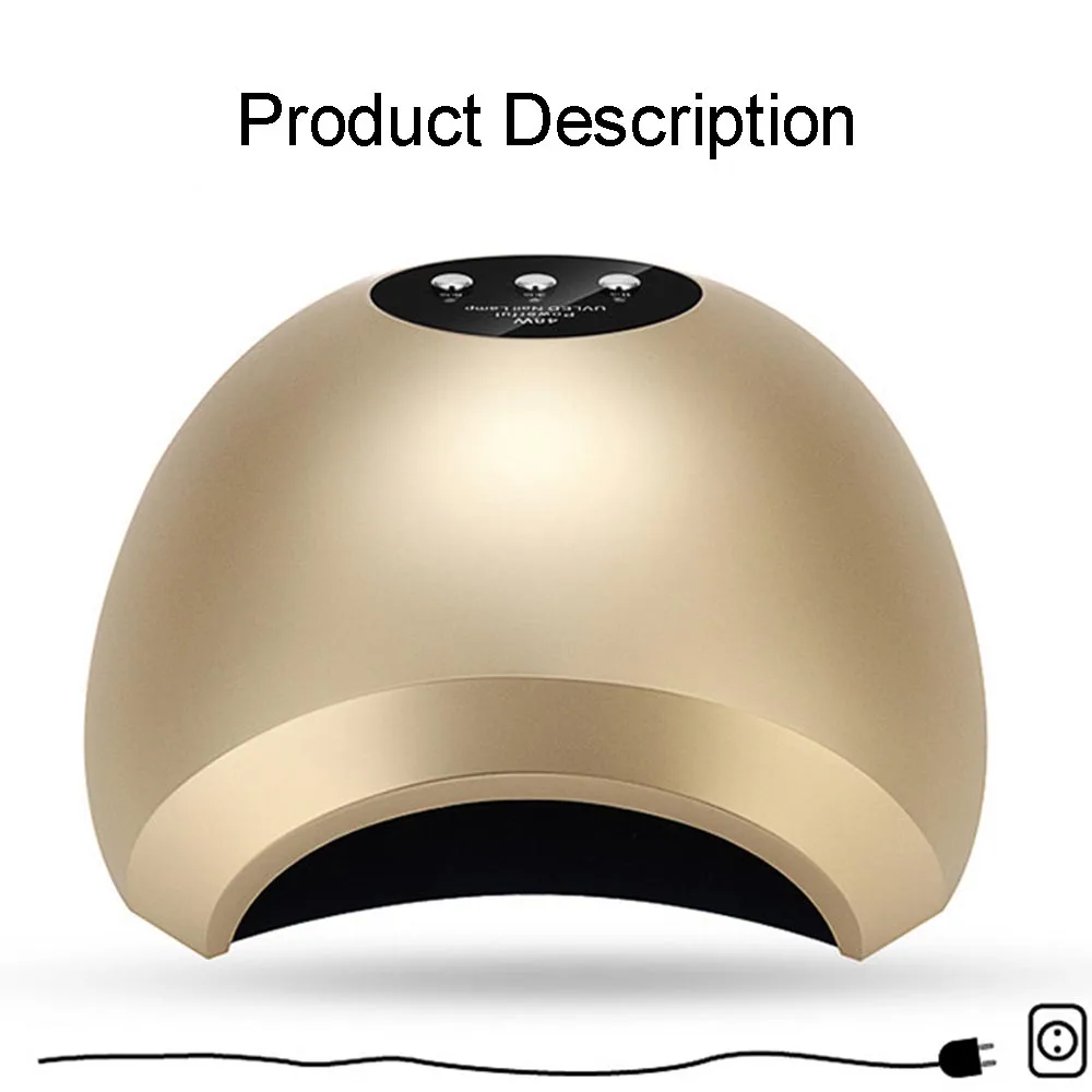 Timistory 48W UV Lamp Gel LED Nail Dryer For Nails All Polish Sensor Sun Led Light Art Manicure Tool | Красота и здоровье