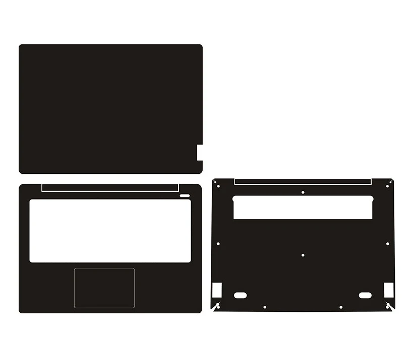 Наклейка для ноутбука KH из углеродного волокна и кожи Защитная Lenovo 7000 14IKB ideapad 330s 14