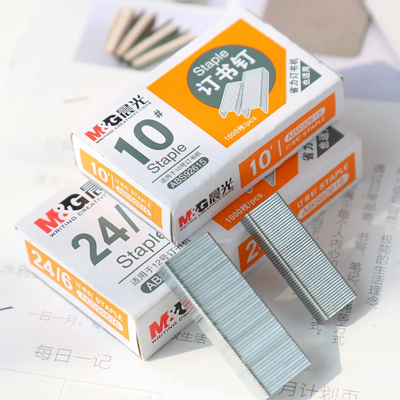 1000 шт № 10 скобы серебряный цвет также доступны для 12 staples канцелярские