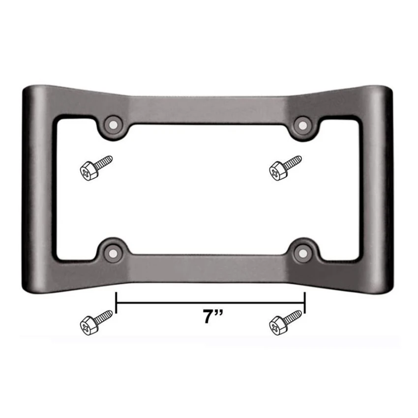 Car Auto Black Front Bumper Guard EVA License Plate Frame Tag Cover Protector | Автомобили и мотоциклы
