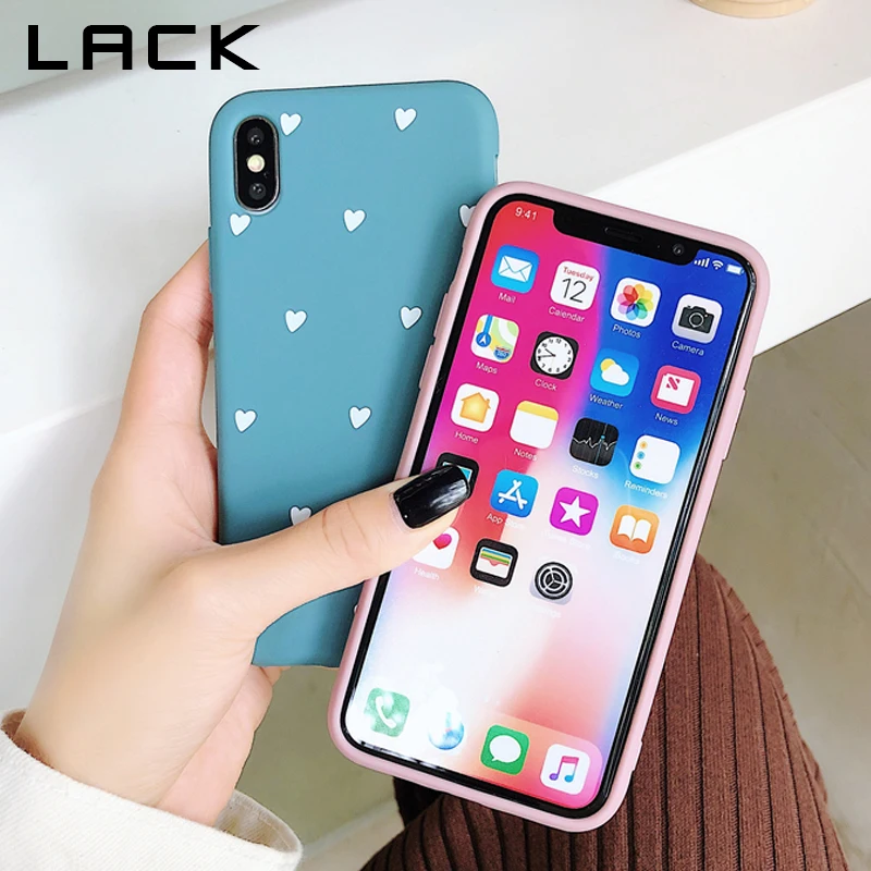 Симпатичные чехлы для iphone XS Max из мягкого ТПУ с сердечками X XR 6 6S 7 8 Plus | Мобильные