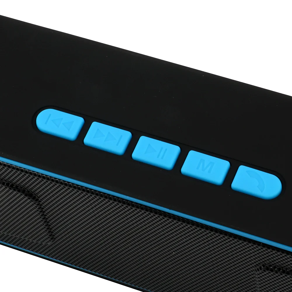 Toproad Портативный Bluetooth Динамик Беспроводной стерео Altavoz звучания Металл плеера