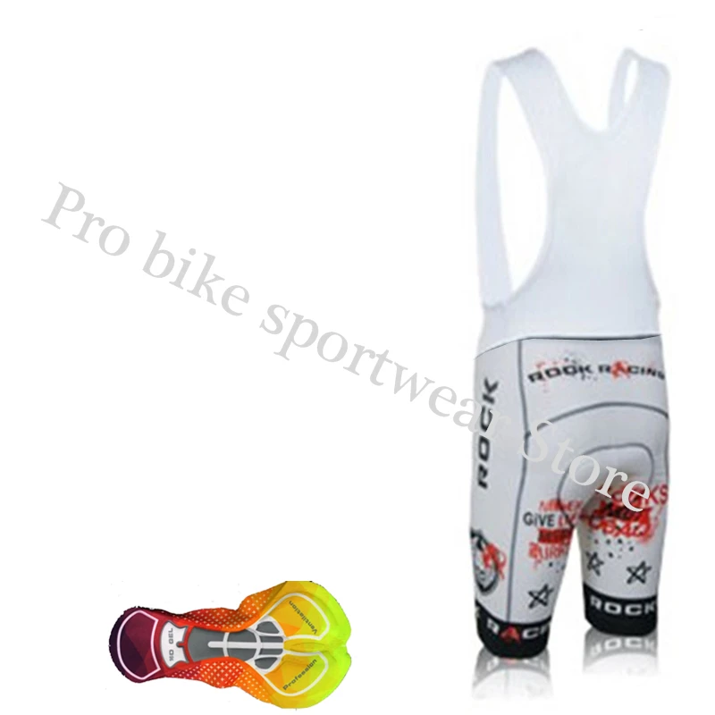 Bib shorts 6 ROCK Racing, летняя мужская футболка для велоспорта, комплект с коротким рукавом, дышащие шорты, одежда для велоспорта, Hombre Ropa Ciclismo Maillot - Цвет: Bib shorts 6