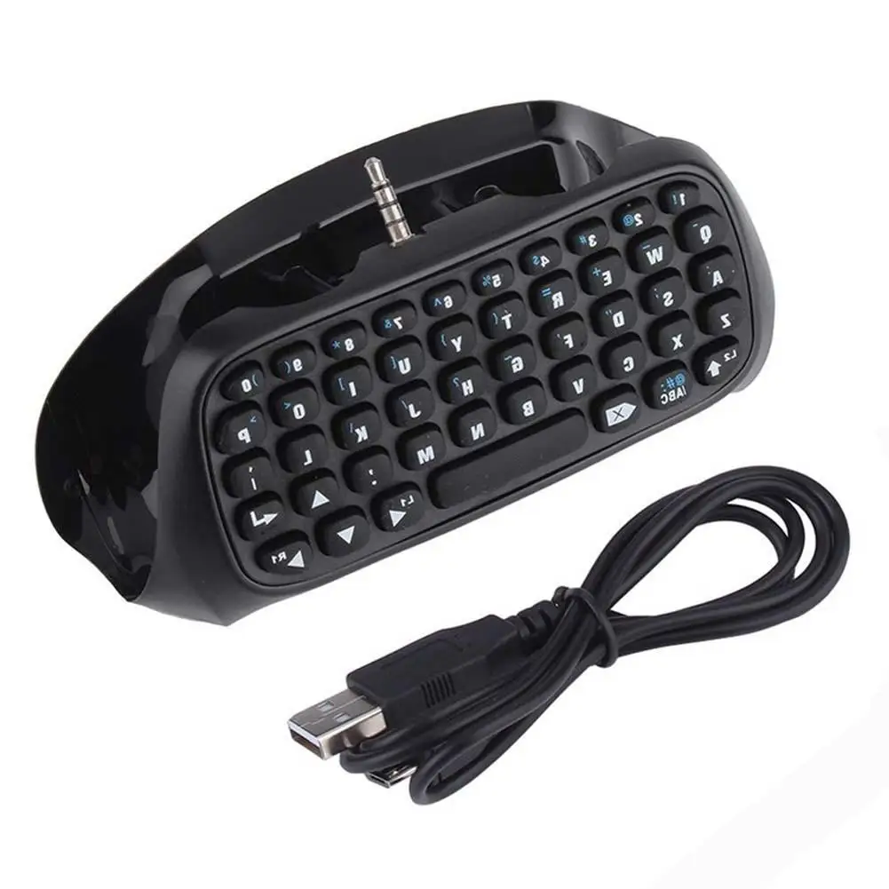 Mutilfunction 2 in 1 Mini Wireless Chatpad Message Keyboard Game Consoles for Sony Playstation 4 PS4 Controller | Компьютеры и офис