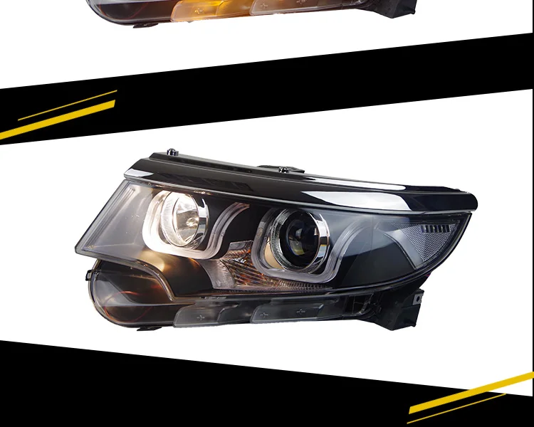 АКД Автомобиль Стайлинг фара для Ford Edge фары 2012- Edge светодиодный фары DRL H7 D2H Hid вариант Ангел глаз биксеноновые фары