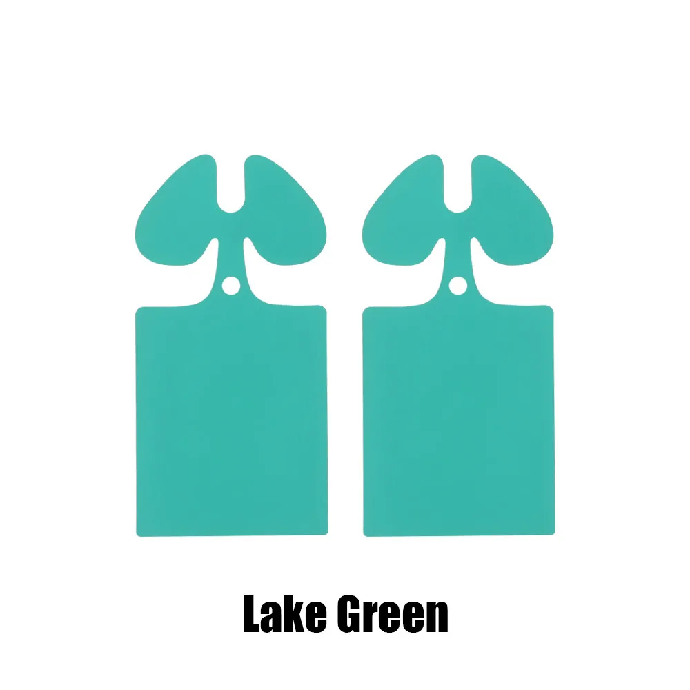 Lake Green Тонкая кожа ПВХ наклейка для Apple Airpods Air Pods наушники наклейка наушники аксессуары защита от пыли наушники наклейки ультра тонкие - Цвет: Lake Green
