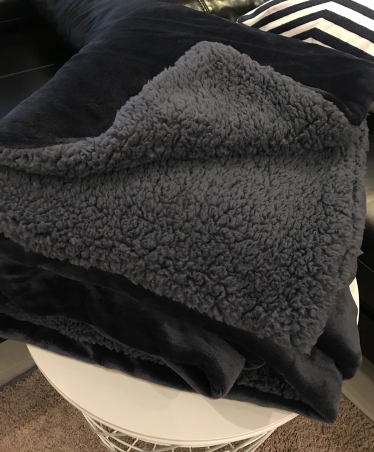 Двухслойный диван-одеяло из полиэстера летние одеяла плотного кораллового флиса