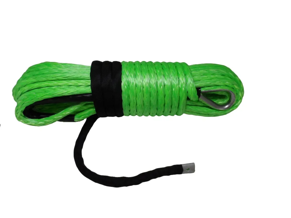 

Free Shipping Green 10mm*30m Synthetic Winch Cable,Towing Ropes,Winch Rope