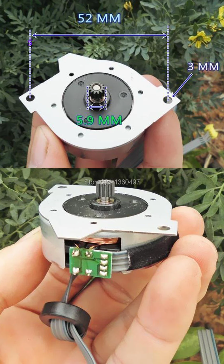 2 предмета 42 высокий крутящий момент шаговый двигатель принтеры 7 5 шаг угла