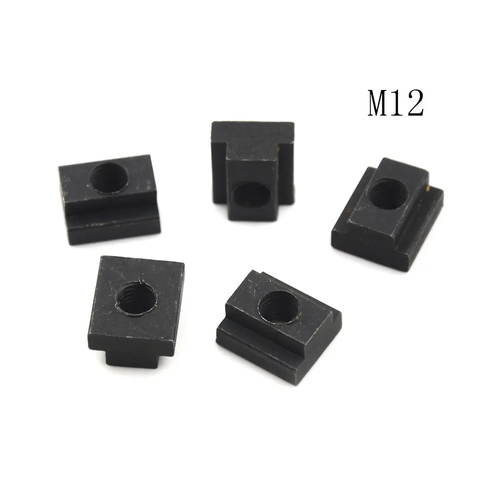 5 шт. 45 сталь оксид отделка в станковых столах M8/M10/M12 hread t-слоты Т-образные гайки