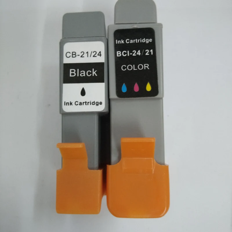Vilaxh 4 шт. Φ совместимый чернильный картридж для canon bci21 bci24 Canon PIXMA iP1000 iP1500 iP2000 MP110 MP130