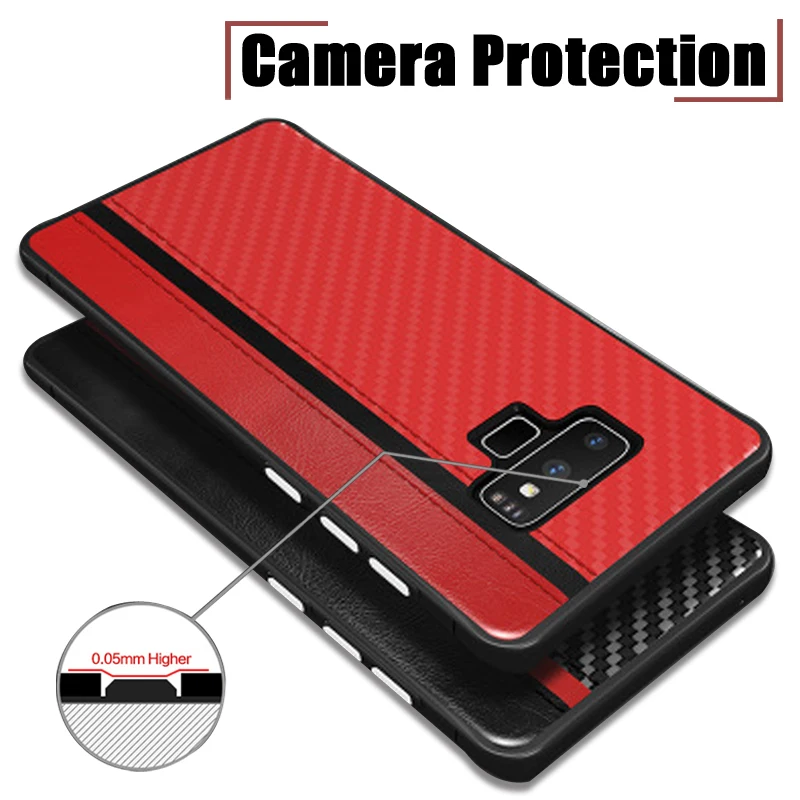 Case Cover Armor On For Samsung Galaxy Note Not 9 Bumper Samsun Galax Note-9 Coque Samsumg Galxy Note9 Skin Body Sansung Leather |