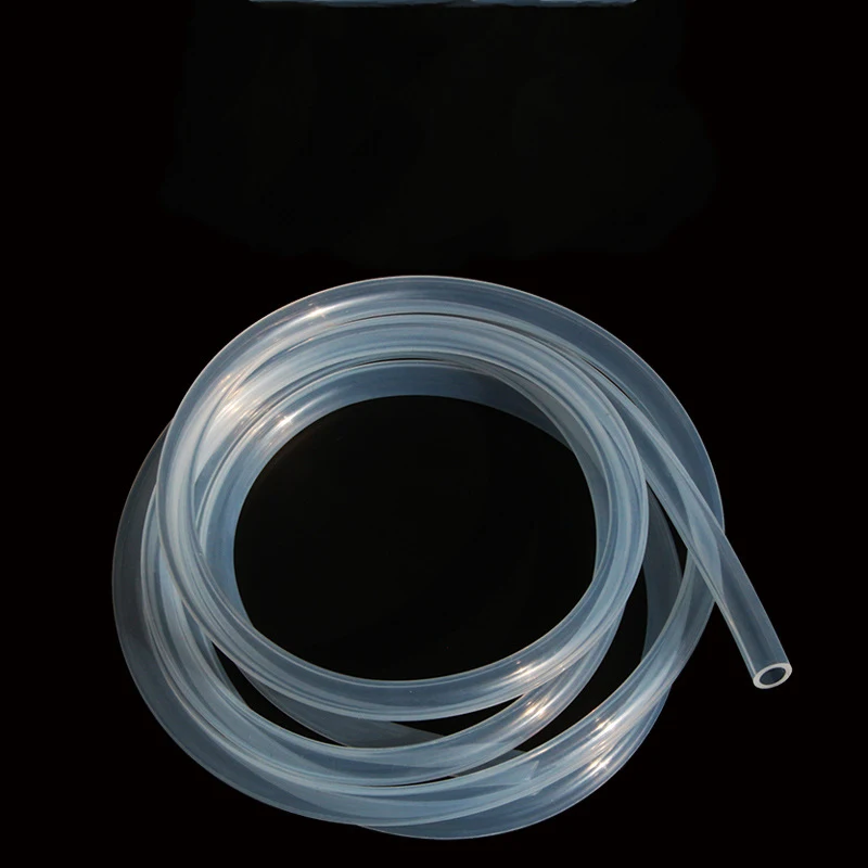 5/10 метров силиконовый трубчатый шланг пищевого класса без запаха прозрачный