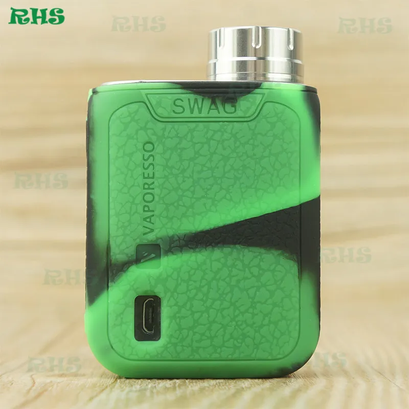 Высококачественный защитный силиконовый чехол для SWAG 80W коробка мод красочный силиконовый чехол
