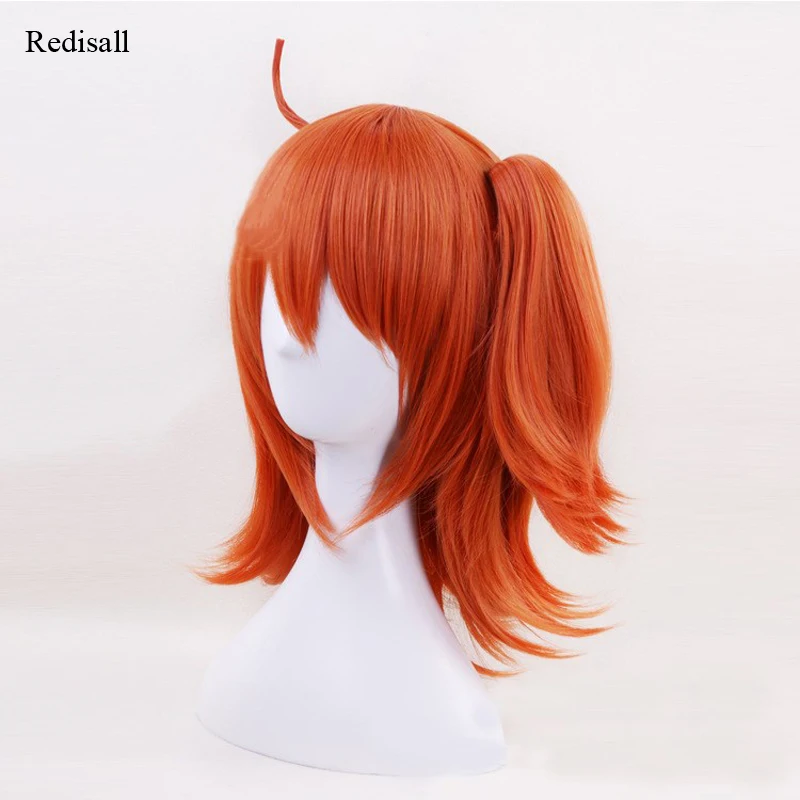FGO Fate Grand Order Gudako Fujimaru Ritsuka оранжевый парик базовый + косичка Хэллоуин