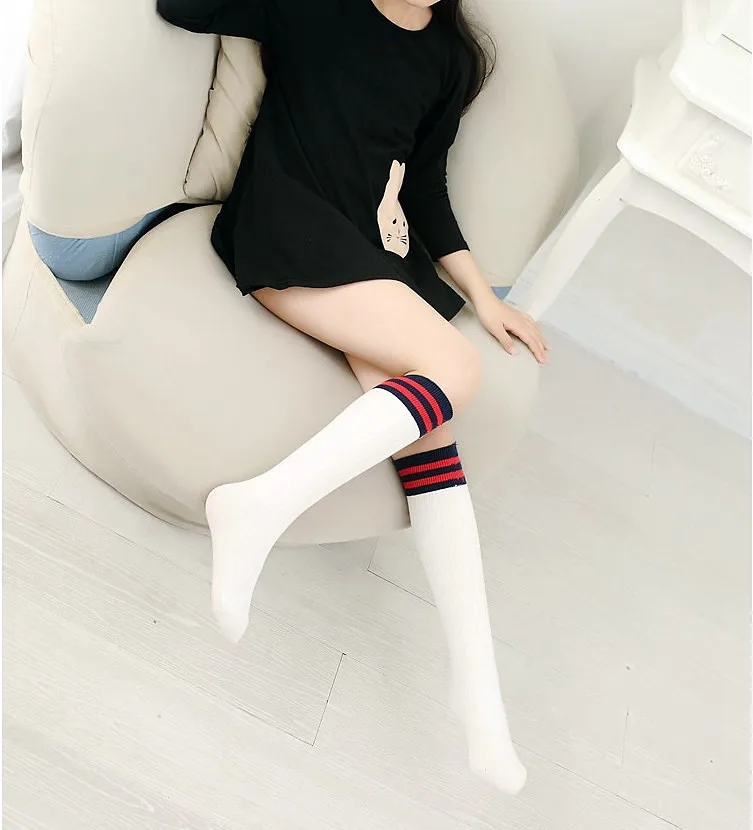 Гольфы для девочек 2 12 лет в европейском и американском стиле|high socks kids|girls knee highkids