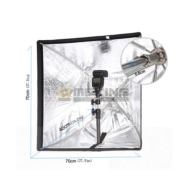 Selens 70cm/28in Soft box S7070 umbrella softbox For SpeedLite/Speedlight/Flash photographic Studio Accessories | Электроника