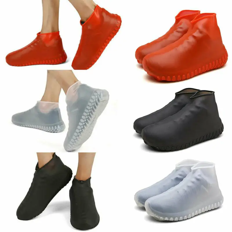 Silicone Waterproof Shoe Cover Outdoor Rainproof Hiking Skid-proof Shoe Covers