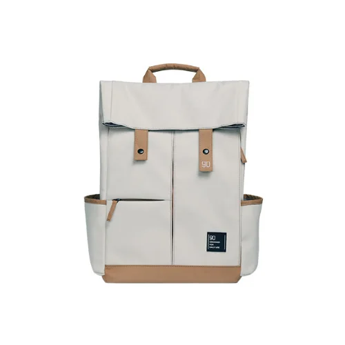 Beige Xiaomi Youpin 90Fun Колледж Повседневное мешок большой Ёмкость сумка, подходит для девочек в возрасте 14-15,6 дюймов рюкзак для ноутбука - Цвет: Beige