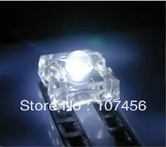 

Wholesale Free Shipping (100pcs) 5mm Piranha Super Flux White LED+Fast Shipping 5mm light-emitting diode