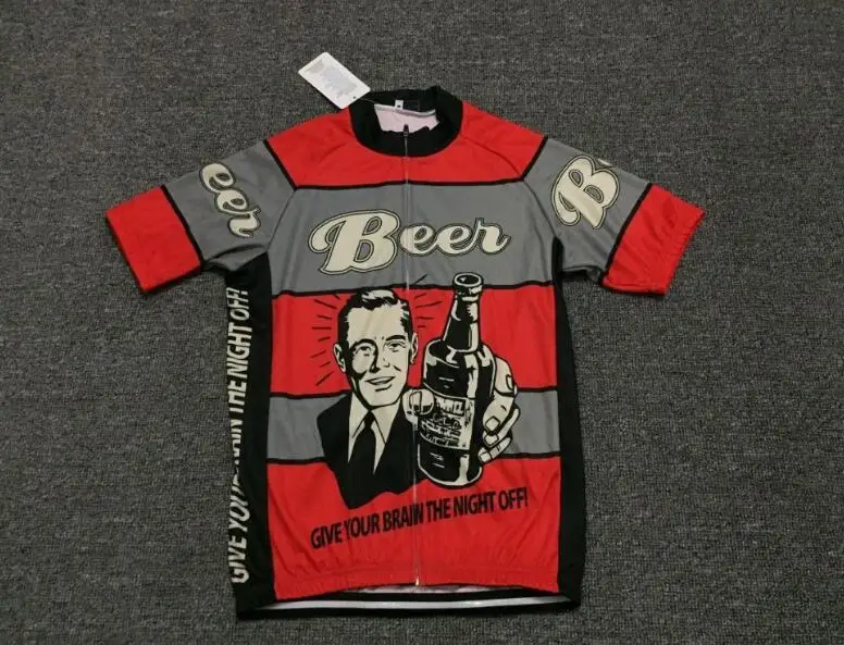 Новинка 2019 мужская красная горная велосипедная майка с коротким рукавом и